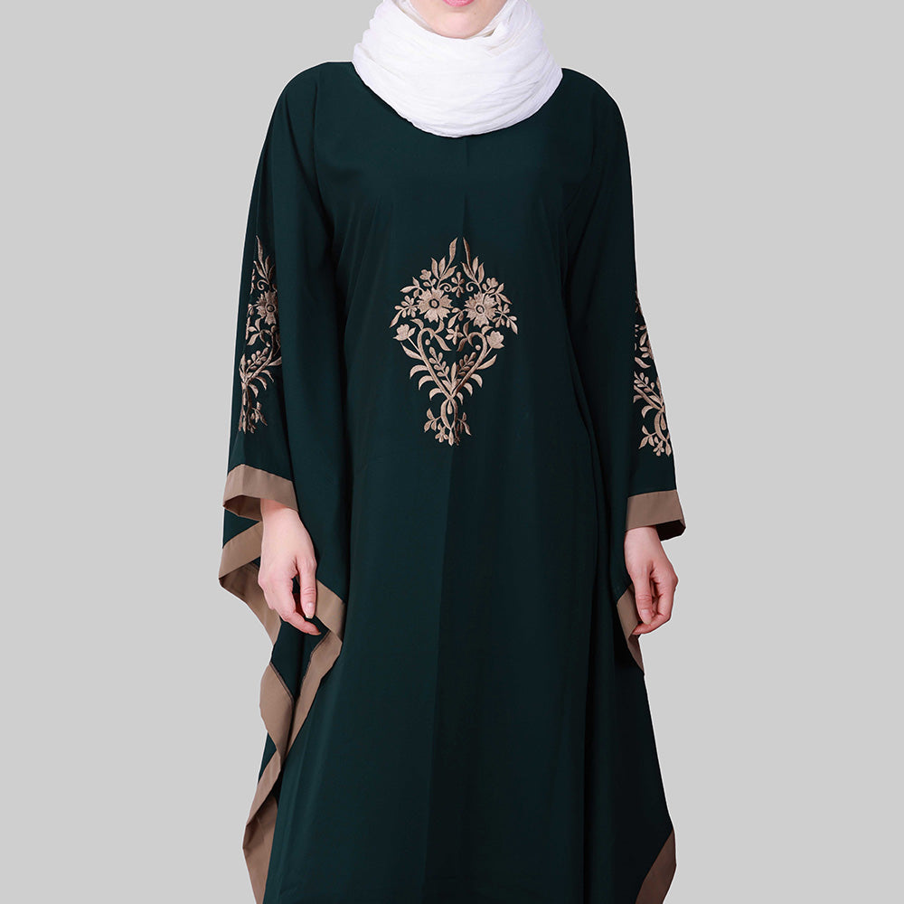 Buy Beautiful Self Design Blue 3 Boota Embroidery With Single ...