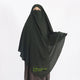 Khimar : 3 Layer Triangular Diamond Instant Khimar-Hijab-Jilbab for Girls & Women in Mehandi Color | Tie Back Burkha Jilbab Khimar Style Abaya Hijab Niqab Islamic Modest Wear