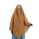 Khimar : Single Layer Triangular Diamond Instant Khimar-Hijab-Jilbab for Girls & Women in Single Layer Mustard Color | Tie Back Burkha Jilbab Khimar Style Abaya Hijab Niqab Islamic Modest Wear