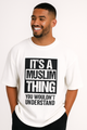 It's a Muslim Thing You Wouldn't Understand Oversized T-Shirt | White Tee | Terry Cotton