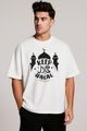 Keep It Halal (حلال) Oversized T-Shirt | White Tee | Terry Cotton