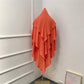 Khimar : 3 Layer Triangular Diamond Instant Khimar-Hijab-Jilbab for Girls & Women in 3 Layer Khimar Orange Color | Tie Back Burkha Jilbab Khimar Style Abaya Hijab Niqab Islamic Modest Wear