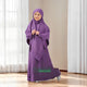 Premium Kids Purple Abaya with Matching Khimar | Girls Islamic Dress (0–12 Years)