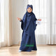 Premium Kids Navy Blue Abaya with Matching Khimar | Girls Islamic Dress (0–12 Years)