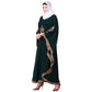 Beautiful Self Design Blue 3 Boota Embroidery With Single Beige Patti Crepe Kaftan Abaya or Burqa for Women & Girls_00853Beautiful Self Design Bottle Green 3 Boota Embroidery With Single Beige Patti Crepe Kaftan Abaya or Burqa for Women & Girls_00854