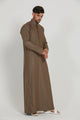 Premium Jubba Kuwati / Emirati / Saudi / Kandura / Thawb / Dishdasha Brown Thobe for Men