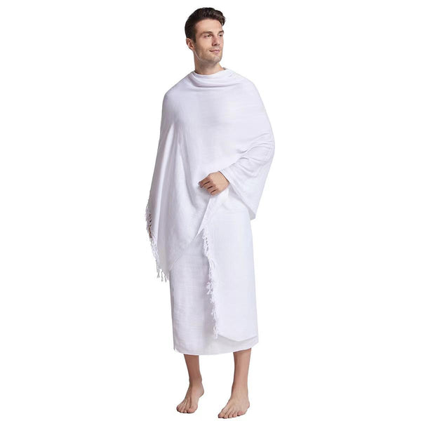 Men's Plain Cotton PC Towel Ihram Set for Hajj & Umrah 🕋