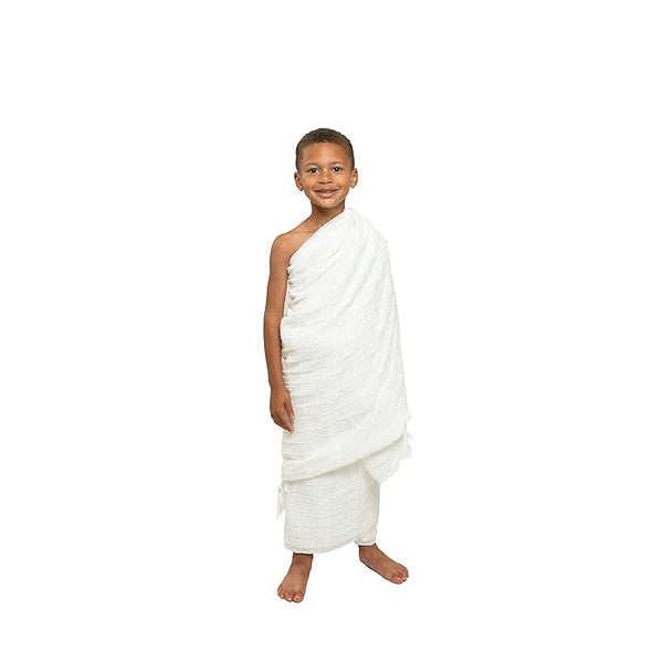 Premium Kids Pure Cotton Towel Ihram Set for Hajj & Umrah 🕋