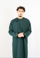 Premium Omani/Emrati Saudi Dark Green  Jubba / Thobe/ Thawb / Dishdasha / Kandura for Men