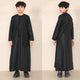 Premium Kids Omani/Emrati Saudi  Jubba / Thobe / Thawb / Dishdasha / Kandura Black