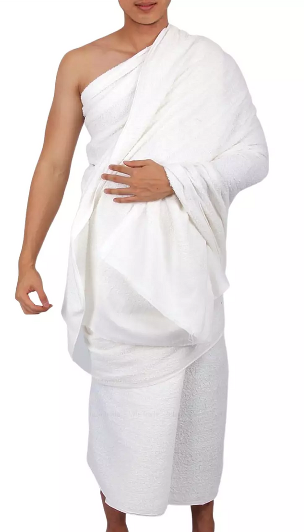 Men's 100% Cotton Towel Ihram Set for Hajj & Umrah 🕋