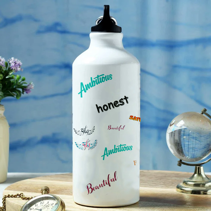 Modest City Beautiful Exclusive Capricorn Zodiac Sign Printed Aluminum Sports Water Bottle (600ml) Sipper
