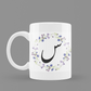 Beautiful 'Arabic Alphabet' Printed White Ceramic Coffee Mug