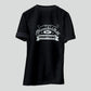 Islamic T-shirt 'Alhamdulillah For Everything' Printed Self Design Round Neck Half Sleeves Black T-shirt for Men (BK014)