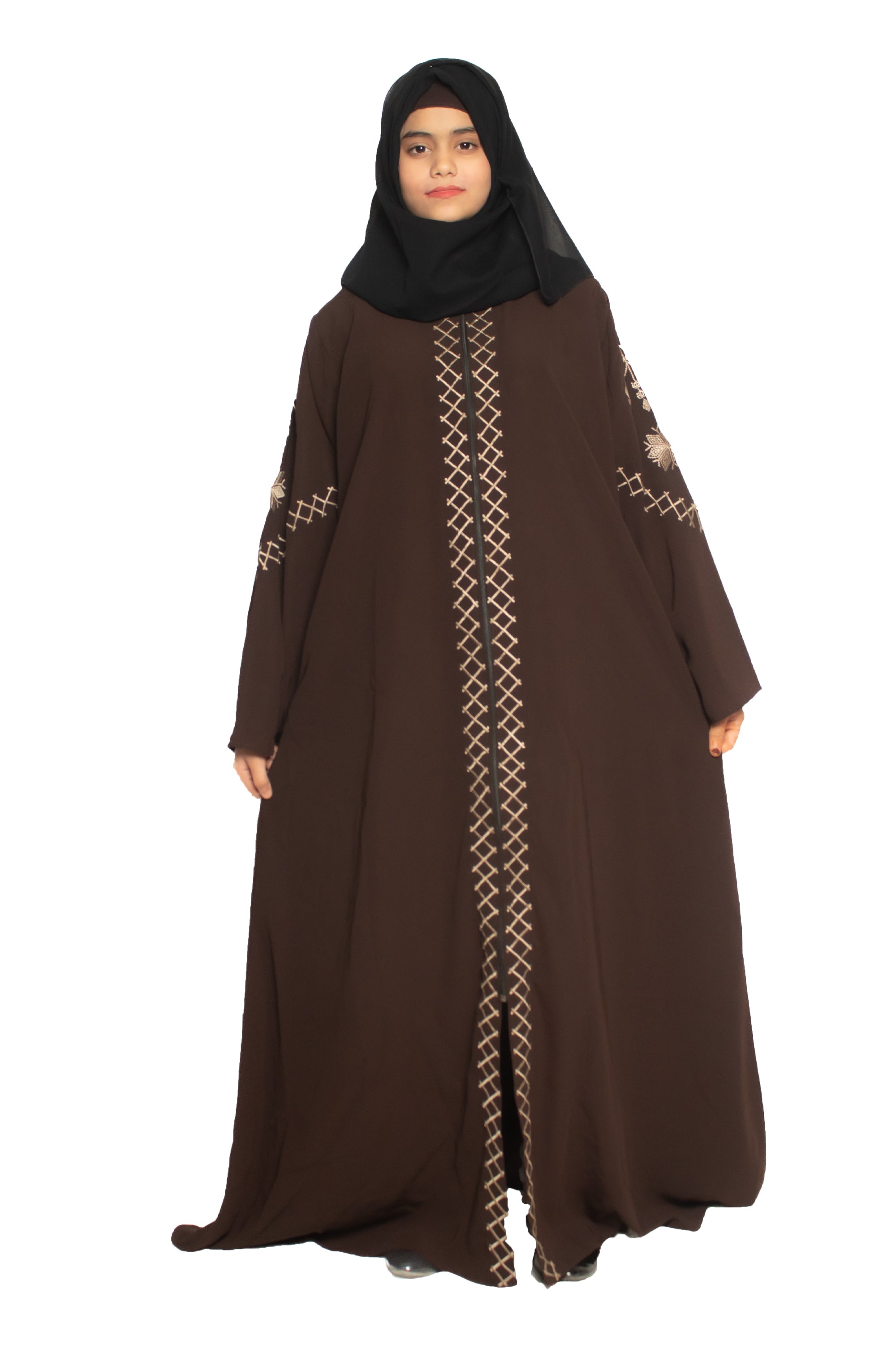 Front open 2024 burqa designs