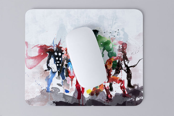 Modest City Beautiful Rubber Base Anti-Slippery Avengers Design Mousepad for Computer, PC, Laptop_002