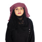 Products Beautiful Self Design Pink Moti 4Layer Georgette Nose Piece (Niqab_012)