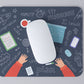Modest City Beautiful 'Success| Purpose| Plan' Printed Rubber Base Anti-Slippery Motivational Design Mousepad for Computer, PC, Laptop_001