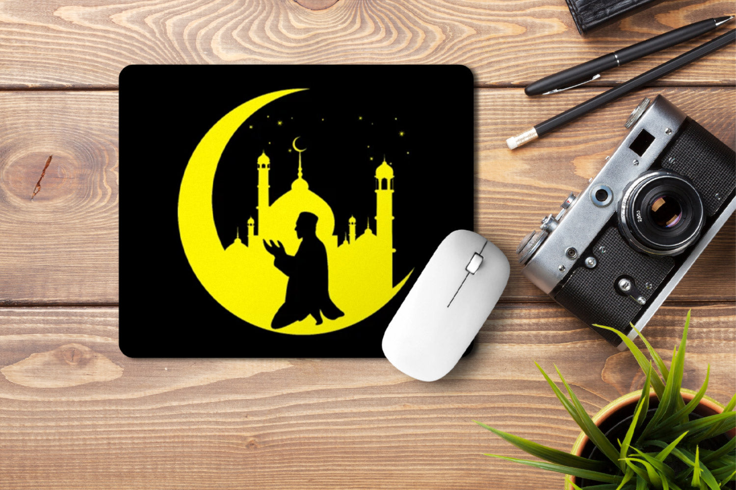 Do Not Lose Hope, Nor Be Sad'. Printed Non-Slip Rubber Base Mouse Pad for Laptop, PC, Computer.