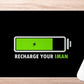 Products Recharge Your Iman' Printed Non-Slip Rubber Base Mouse Pad for Laptop, PC, Computer