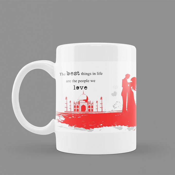 Modest City Beautiful Love Quote Design Printed White Ceramic Coffee Mug_002