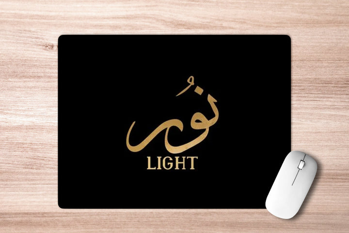 Light' Printed Non-Slip Rubber Base Mouse Pad for Laptop, PC, Computer