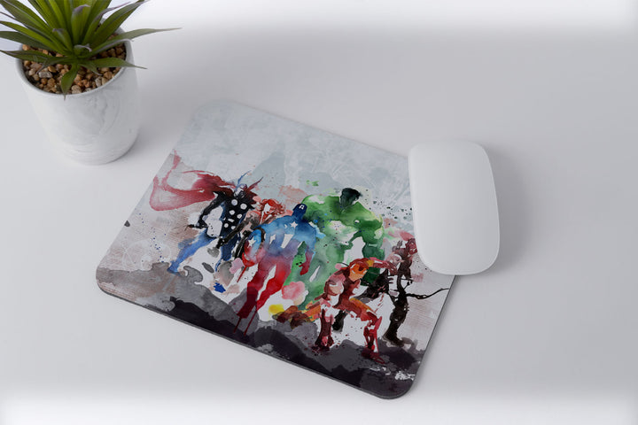 Modest City Beautiful Rubber Base Anti-Slippery Avengers Design Mousepad for Computer, PC, Laptop_002