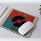 Modest City Beautiful 'Keep Calm And Listen To Music' Printed Rubber Base Anti-Slippery Motivational Design Mousepad for Computer, PC, Laptop_003