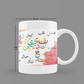 Beautiful 'Arabic Quotes' Printed White Ceramic Coffee Mug (I'll follow my heart)