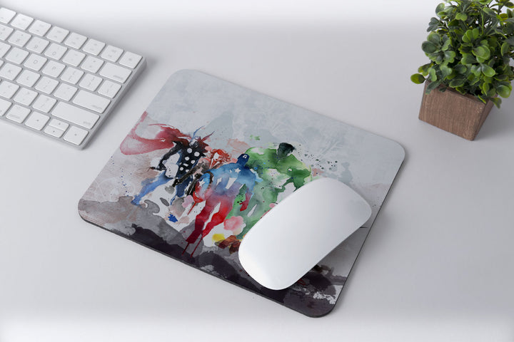 Modest City Beautiful Rubber Base Anti-Slippery Avengers Design Mousepad for Computer, PC, Laptop_002