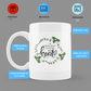  Beautiful 'Arabic Quotes' Printed White Ceramic Coffee Mug (He knows what is in every heart)