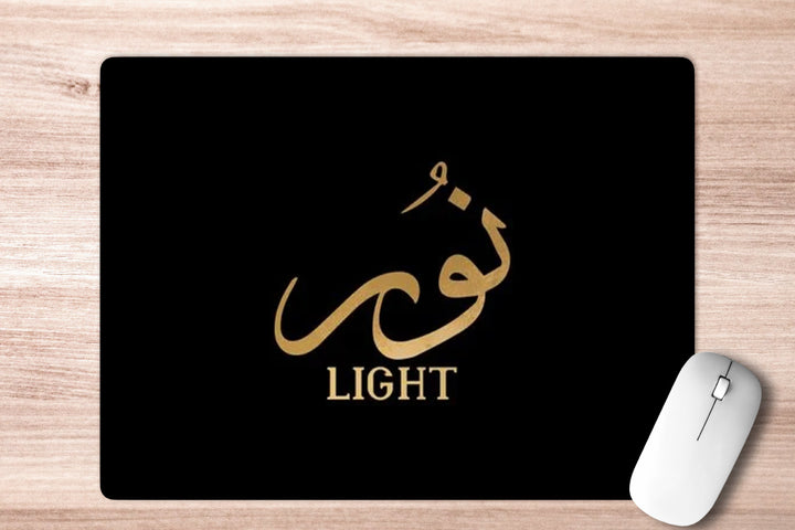 Light' Printed Non-Slip Rubber Base Mouse Pad for Laptop, PC, Computer