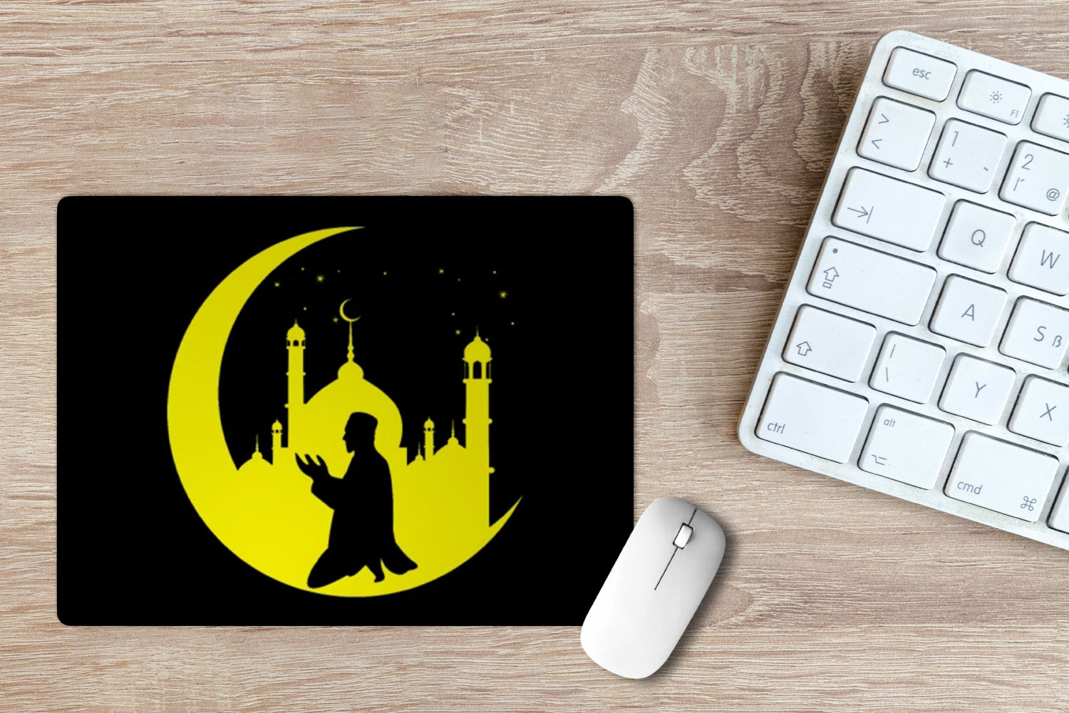 Do Not Lose Hope, Nor Be Sad'. Printed Non-Slip Rubber Base Mouse Pad for Laptop, PC, Computer.