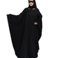 Beautiful Self Design Beige Gala Moti Kaftan Art Silk Abaya With Hijab