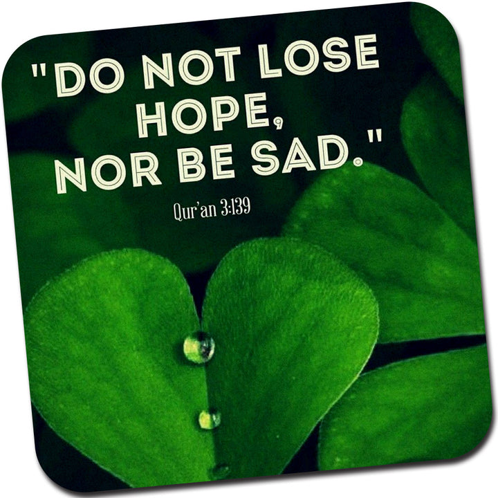 Do Not Lose Hope, Nor Be Sad'. Printed Non-Slip Rubber Base Mouse Pad for Laptop, PC, Computer