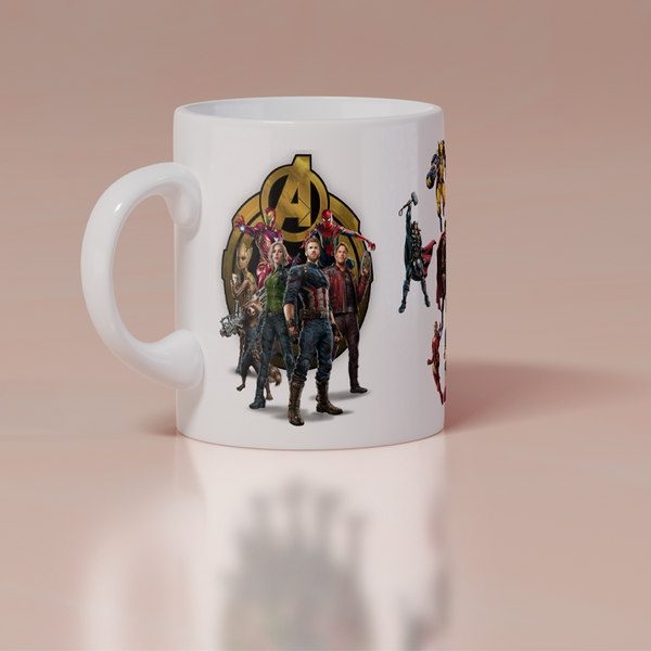 Modest City Beautiful Coffee Mug for Marvel | Avengers Lovers |Printed White Ceramic Coffee Mug (350ml)