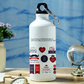 Modest City Beautiful 'Best Dad Ever | Happy Father's Day' Love You Design Printed Aluminum Sports Water Bottle (600ml) Sipper_007