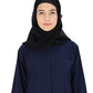 Beautiful Self Design Blue Crepe Abaya Without Hijab_0838