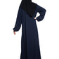 Modest City Self Design Plain Blue Cuff Nagg Abaya or Burqa for Women & Girls -Series Laiba
