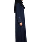 Modest City Self Design Plain Blue Cuff Nagg Abaya or Burqa for Women & Girls -Series Laiba