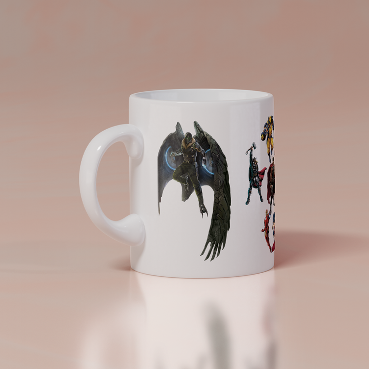 Modest City Beautiful Coffee Mug for Marvel | Avengers Lovers | Printed White Ceramic Coffee Mug (350ml)