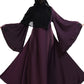 Beautiful Self Design Purple Nida Art Silk Abaya With Hijab