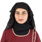 Beautiful Self Design Golden 4 Layer Georgette 3Combo Nose Piece (Niqab_003)
