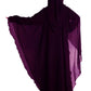 Products Beautiful Self Design Purple Farasha Art Silk Abaya With Hijab