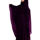 Products Beautiful Self Design Purple Farasha Art Silk Abaya With Hijab