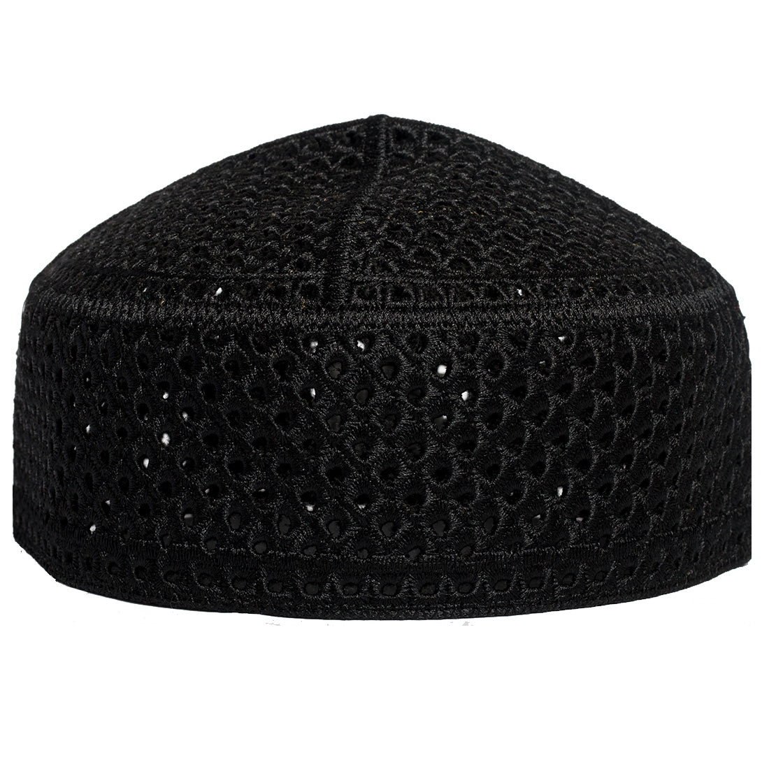Modest City Self Design Black Islamic Cap_013