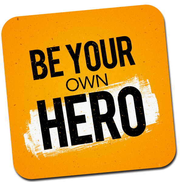 Modest City Beautiful 'Be Your Own Hero' Printed Rubber Base Anti-Slippery Motivational Design Mousepad for Computer, PC, Laptop_009